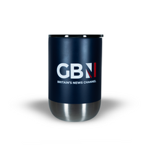 Load image into Gallery viewer, GB News Travel Mug (in White or Navy)